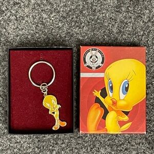 Starlin Vintage Tweety Bird Warner Bros Key Chain NOS 1990